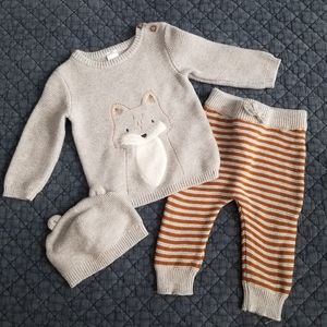 Adorable Fox sweater outfit Carter's